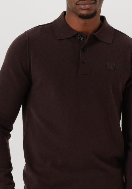 Braune BUTCHER OF BLUE Polo-Shirt CLIFDEN POLO - large