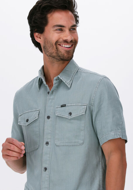 Grüne G-STAR RAW Casual-Oberhemd MARINE SLIM SHIRT S\S - large