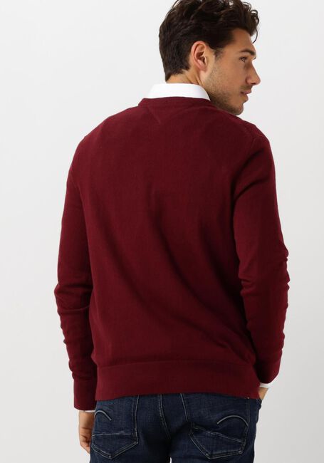Bordeaux TOMMY HILFIGER Pullover PIMA ORG CTN CASHMERE CREW NECK - large