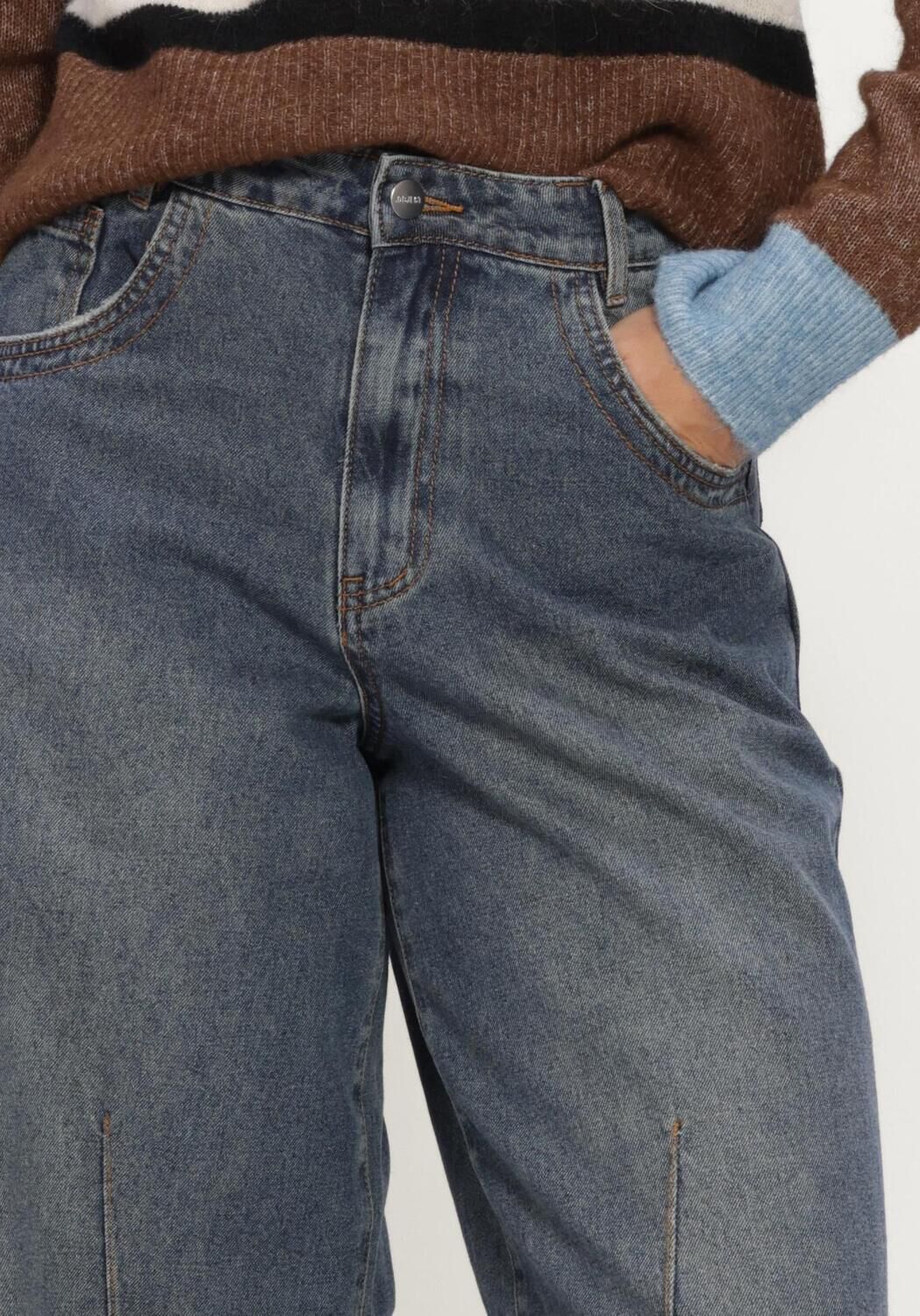 Blaue OBJECT Wide jeans OBJDIPSY MW LO LONG JEANS 146 - large