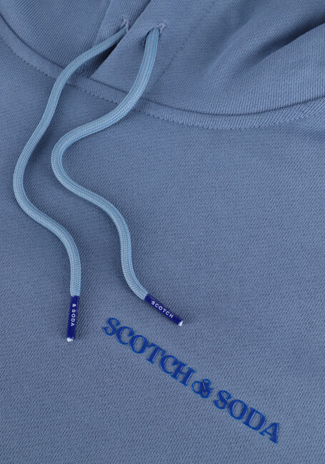 Blaue SCOTCH & SODA Sweatshirt UNISEX HOODIE - large