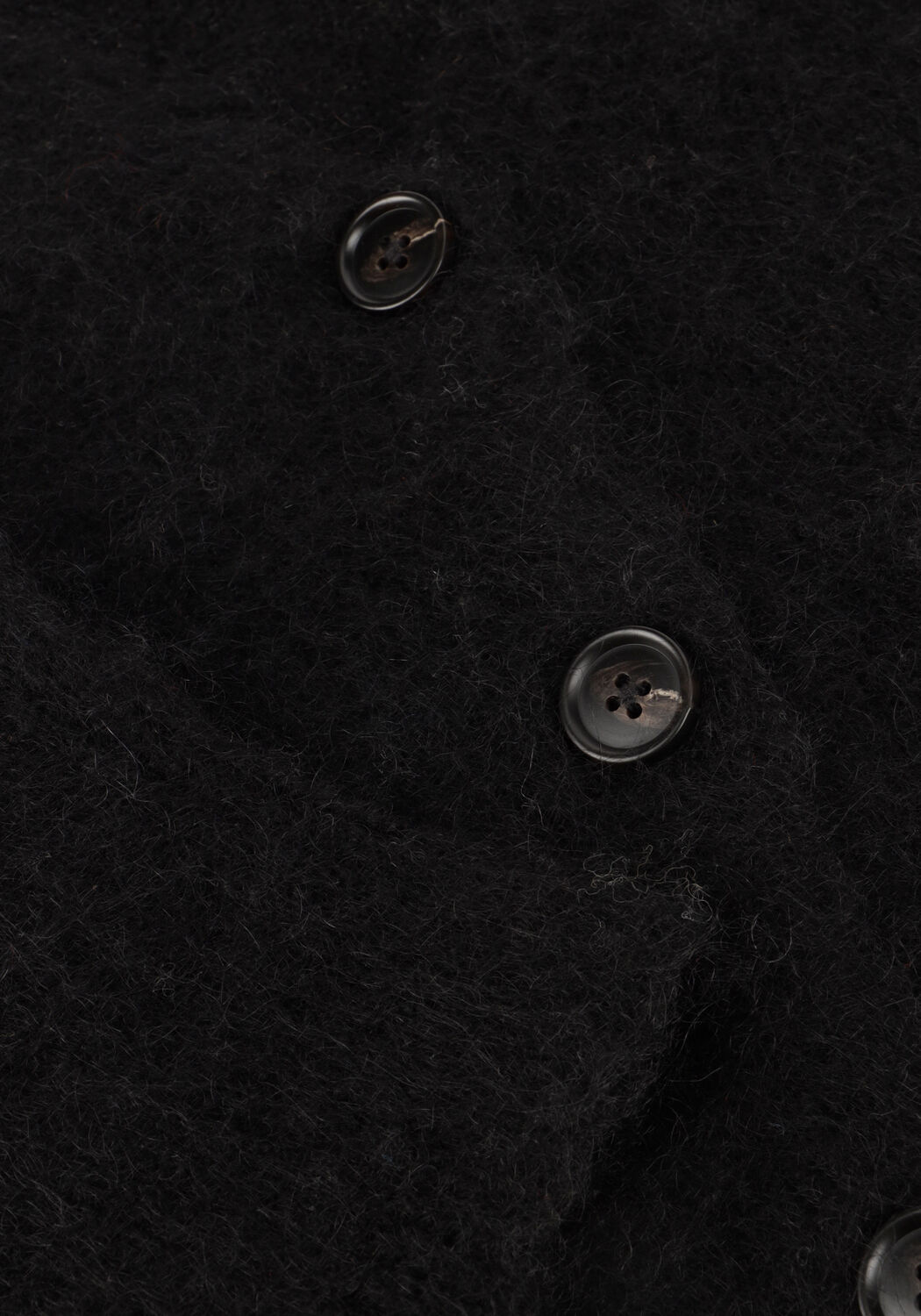 Schwarze EDITED Strickjacke ONORINA MOHAIR CARDIGAN - large