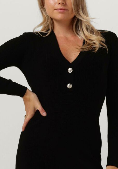 Schwarze LIU JO Minikleid ECS ABITO MAGLIA COSTA FIT - large
