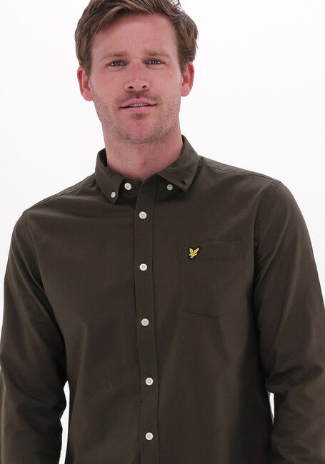 Olive LYLE & SCOTT Casual-Oberhemd REGULAR FIT LIGHT WEIGHT OXFORD SHIRT - large