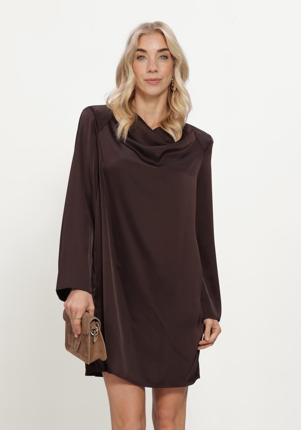 Braune INWEAR Minikleid OLIVEIW SHORT DRESS - large