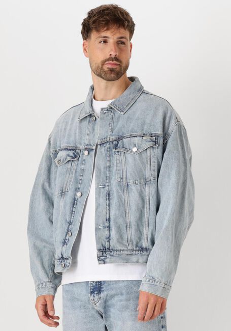 Blaue CALVIN KLEIN Jeansjacke RELAXED DENIM JACKET - large
