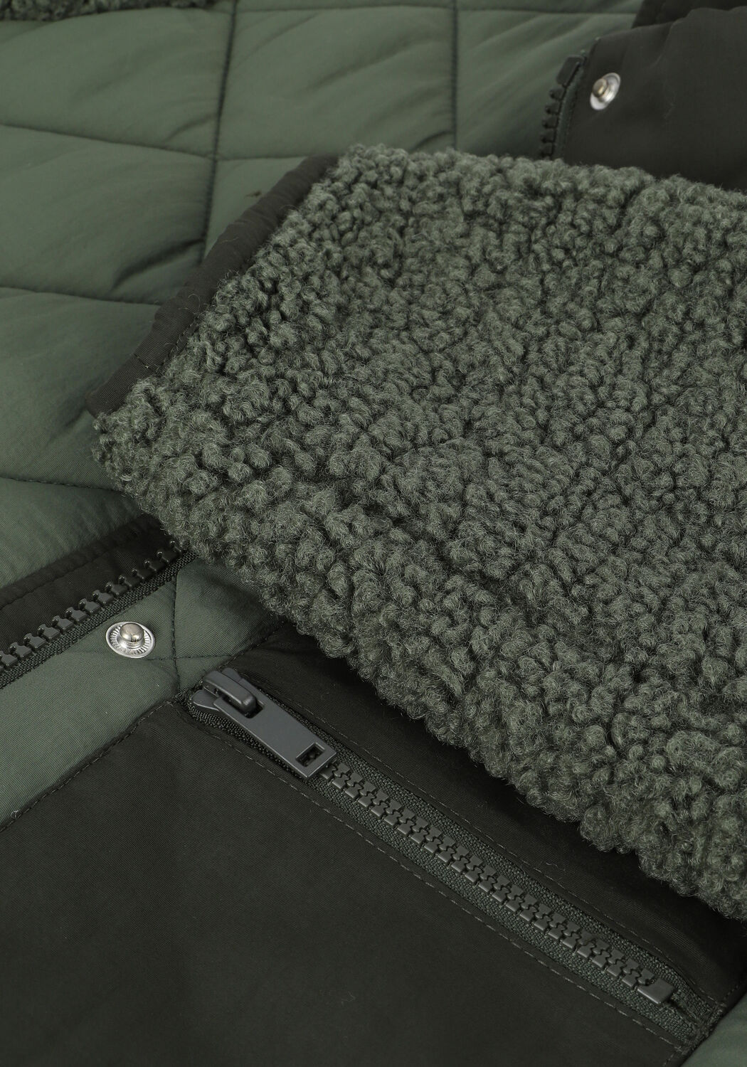 Gr&uuml;ne ENVII Teddy-Jacke ENANTOINE JACKET 6729 - large