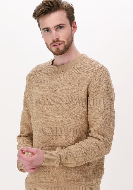 Beige ANERKJENDT Pullover AKSUNNE JACQUARD KNIT - large