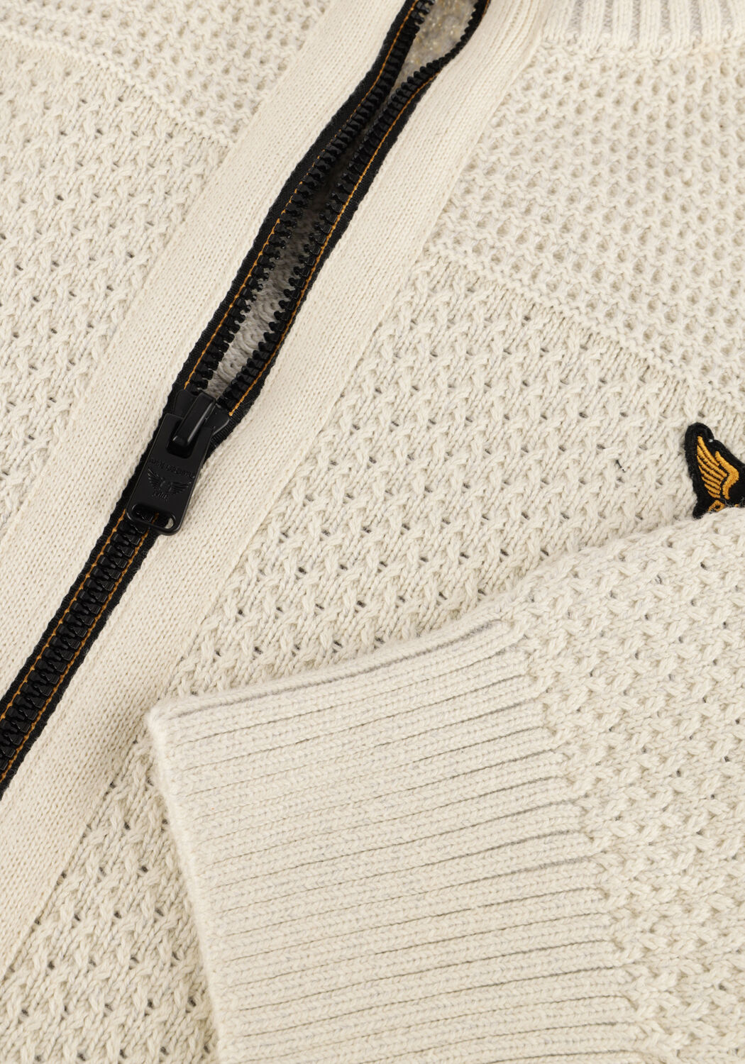 Ecru PME LEGEND Pullover COTTON STRUCTURE - large