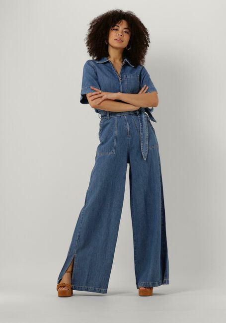 Blaue SCOTCH & SODA Jumpsuit ZIP FRONT RETRO INSPIRED JUMPSUIT - INDIGO - large