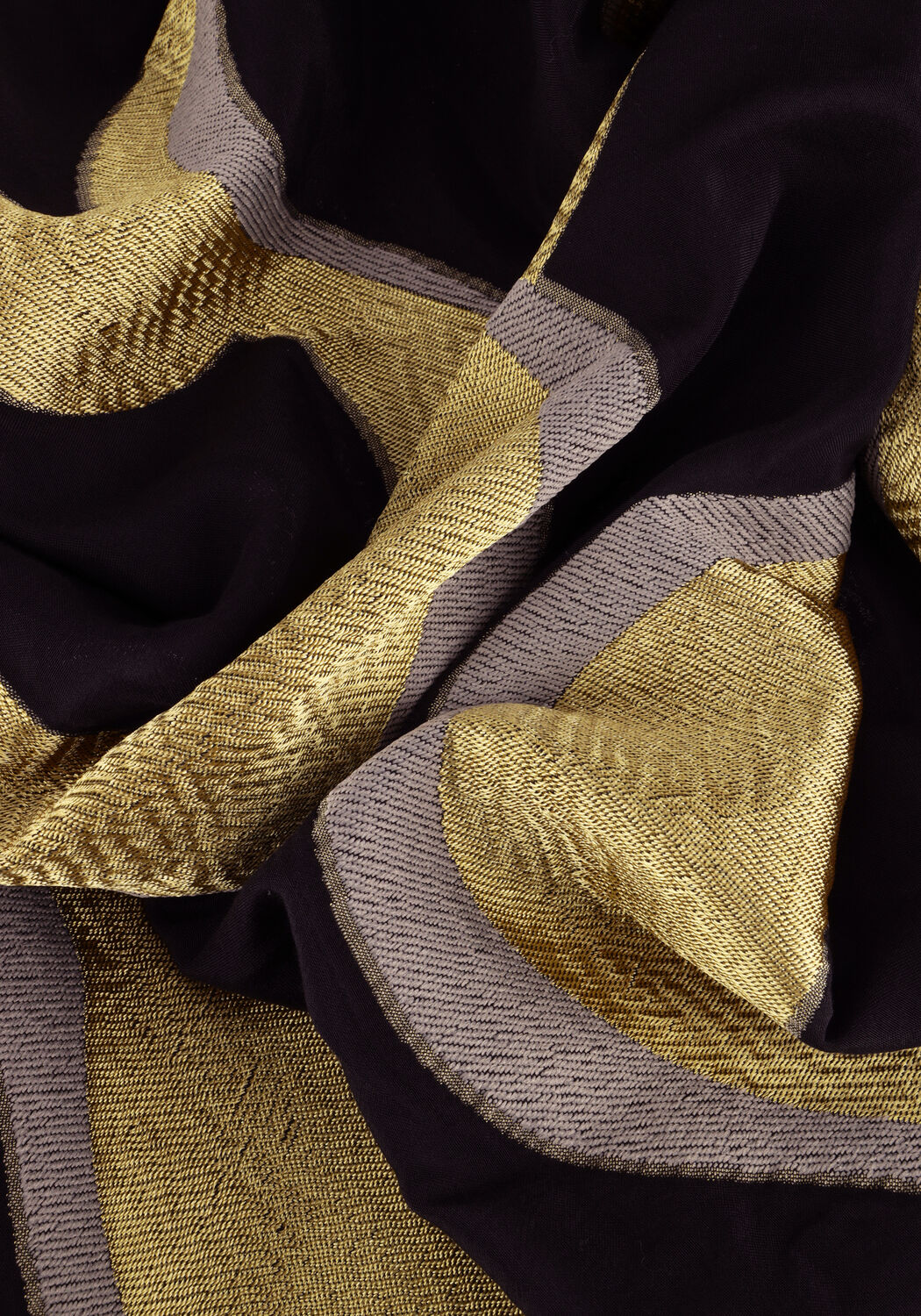 Goldfarbene NEMA Maxikleid N109 - large