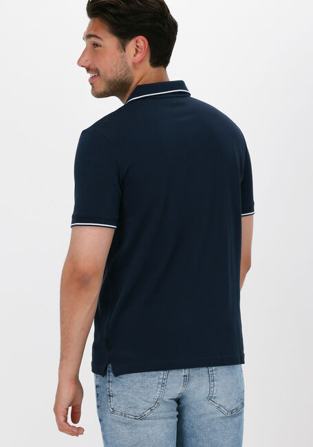 Dunkelblau CALVIN KLEIN Polo-Shirt STRETCH PIQUE TIPPING SLIM POLO - large