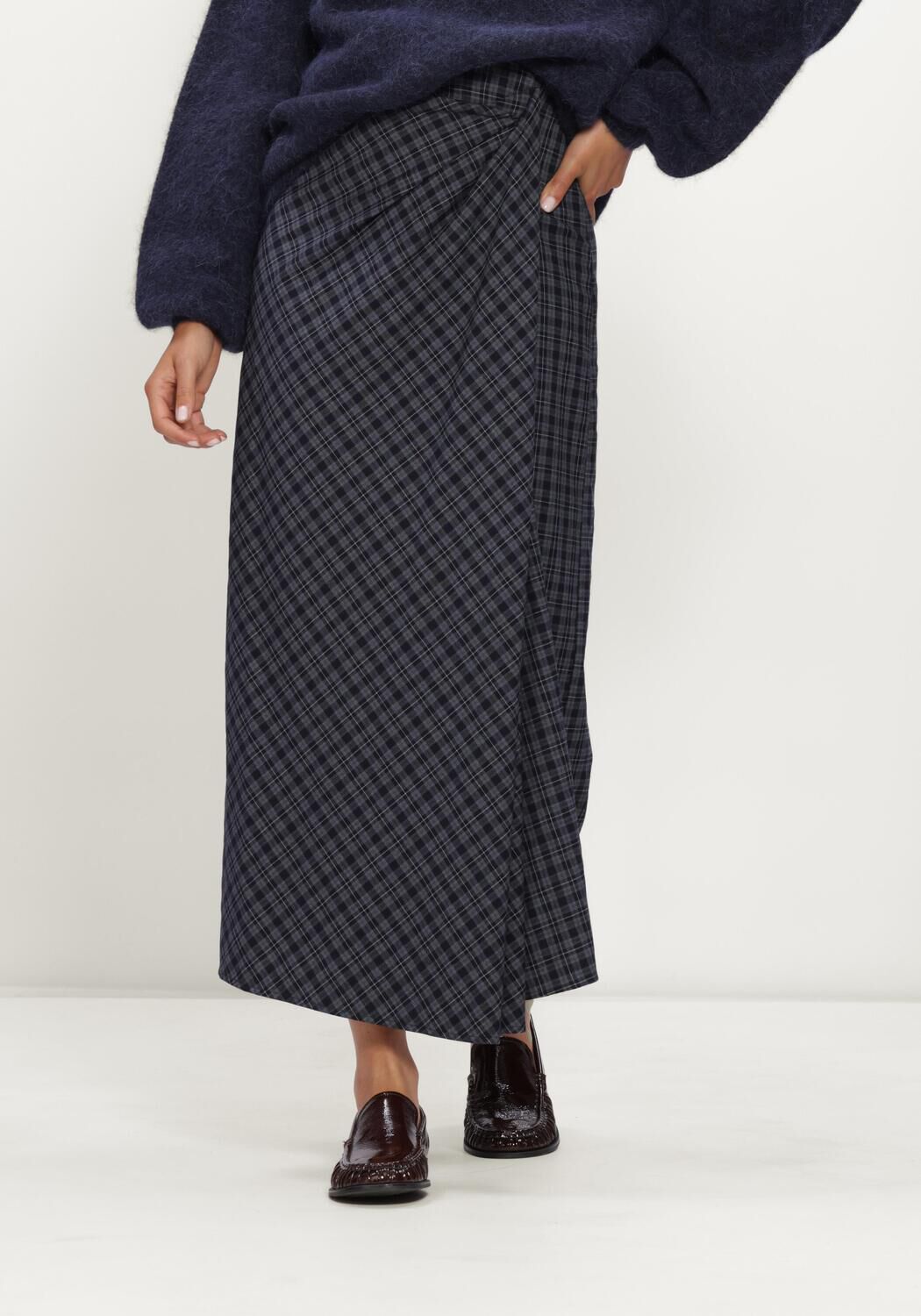 Dunkelgrau NOTRE-V Maxirock NV-ISADORA NAVY - large