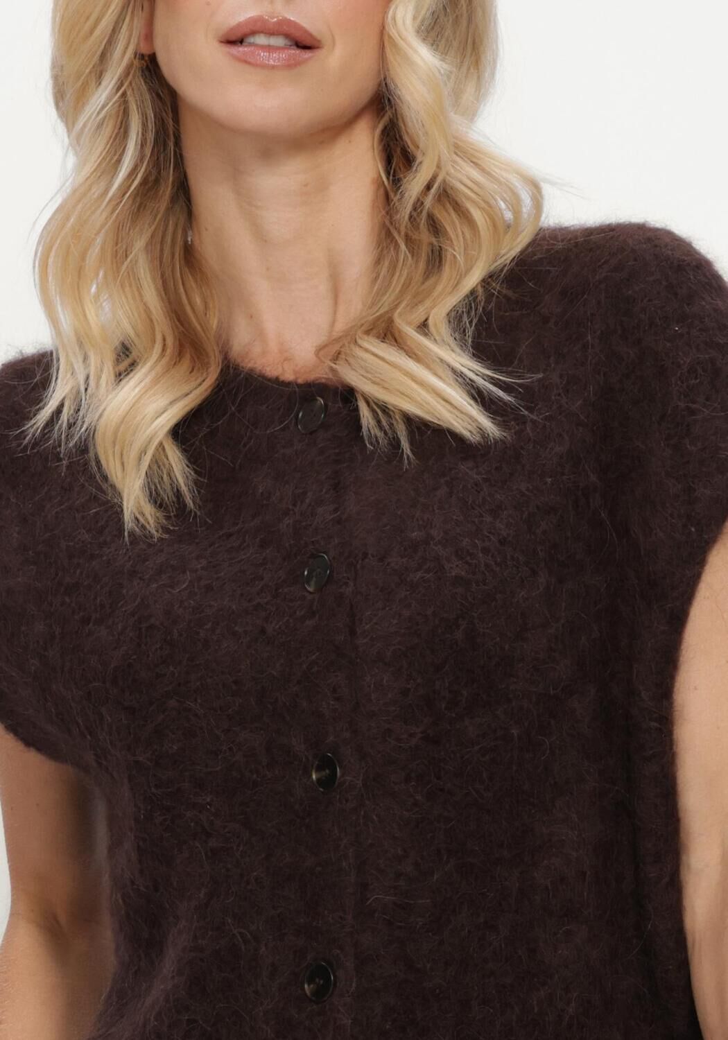 Braune MSCH COPENHAGEN Top MSCHTILA SALMIA VEST - large