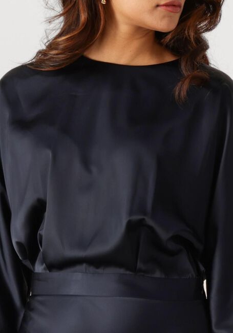 Dunkelblau WITHBLACK Maxikleid WBLDAGMAR SATEEN DRESS - large