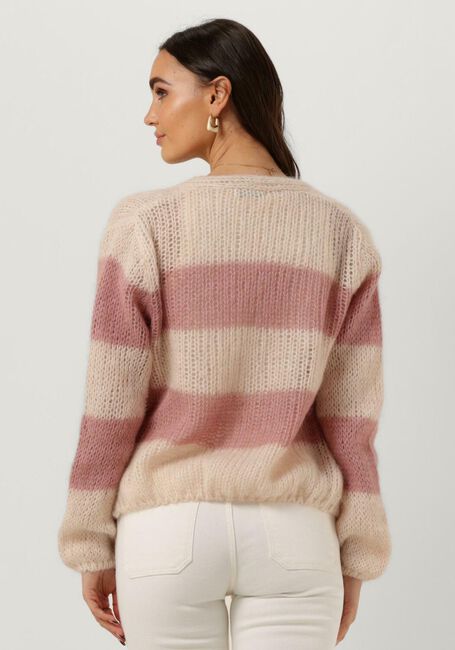 Hell-Pink BY-BAR Strickjacke AVA STRIPE CARDIGAN - large