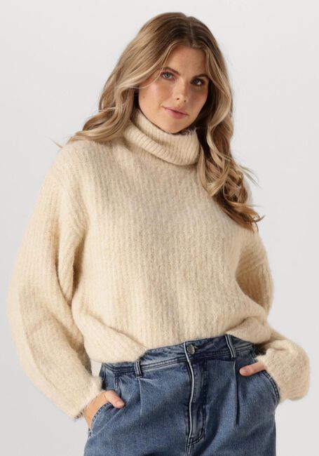Ecru CO'COUTURE Pullover CORALIE ROLL KNIT - large