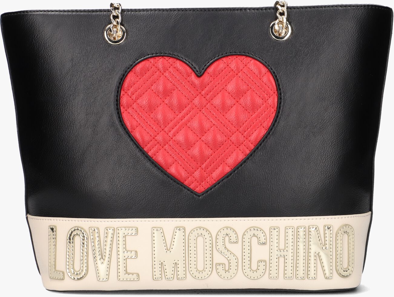 Rote LOVE MOSCHINO Handtasche HEART Q 4024 | Omoda