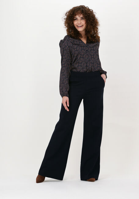 Blaue SUMMUM Weite Hose TROUSERS BOOT CUT PUNTO MILANO - large