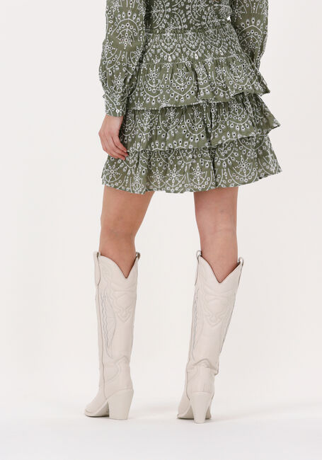 Blaue COLOURFUL REBEL Minirock NINI BRODERIE ANGELAISE LAYER MINI SKORT - large