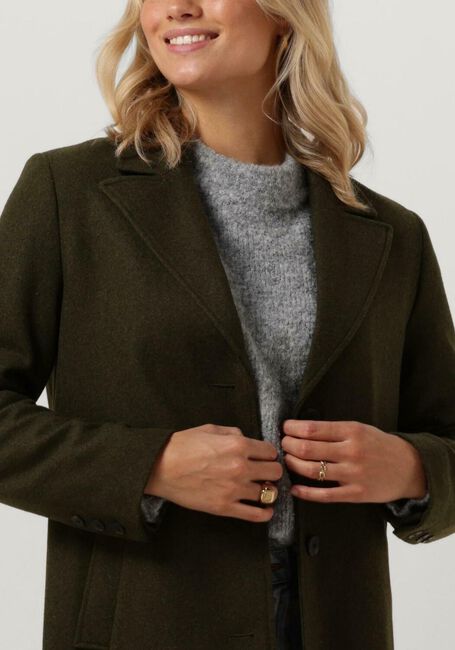 Grüne SELECTED FEMME Mäntel SLFALMA WOOL COAT - large