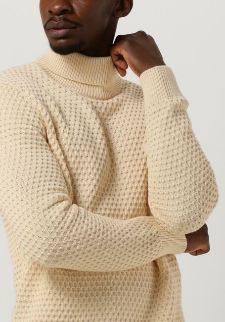 Creme SELECTED HOMME Rollkragenpullover REMY LS KNIT ALL STU ROLL NECK W CAMP - large