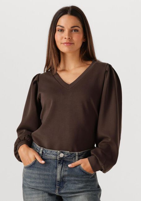 Braune AIMEE THE LABEL Pullover BABETTE - large