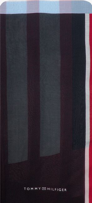 Rote TOMMY HILFIGER Schal STRIPE MIX SCARF - large
