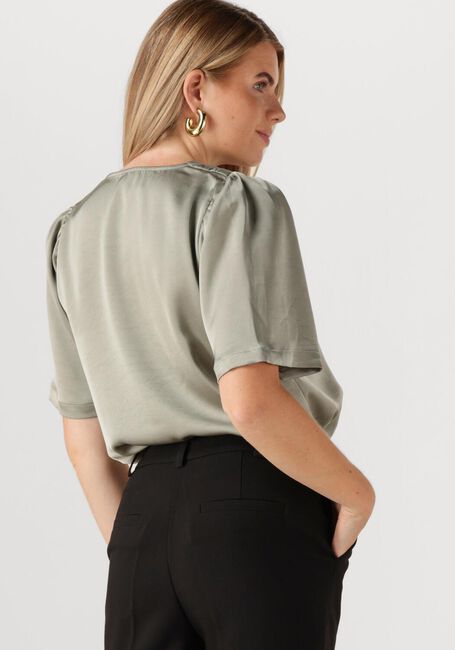 Grüne NEO NOIR Blusen LARGO HEAVY SATEEN BLOUSE - large