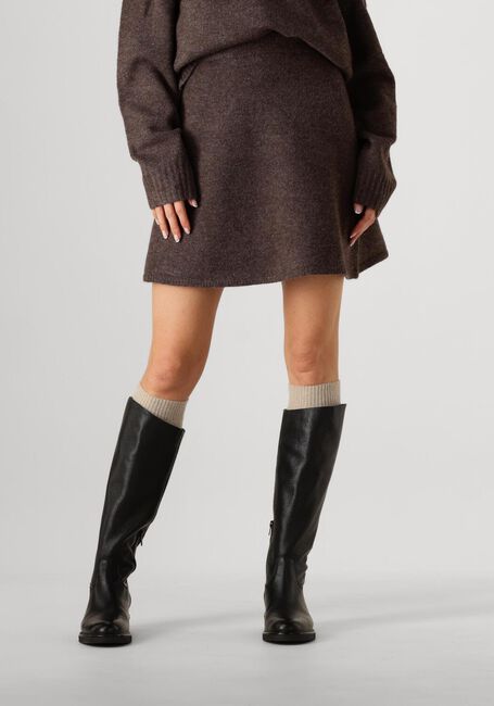 Braune NEO NOIR Minirock GISA KNIT SKIRT - large