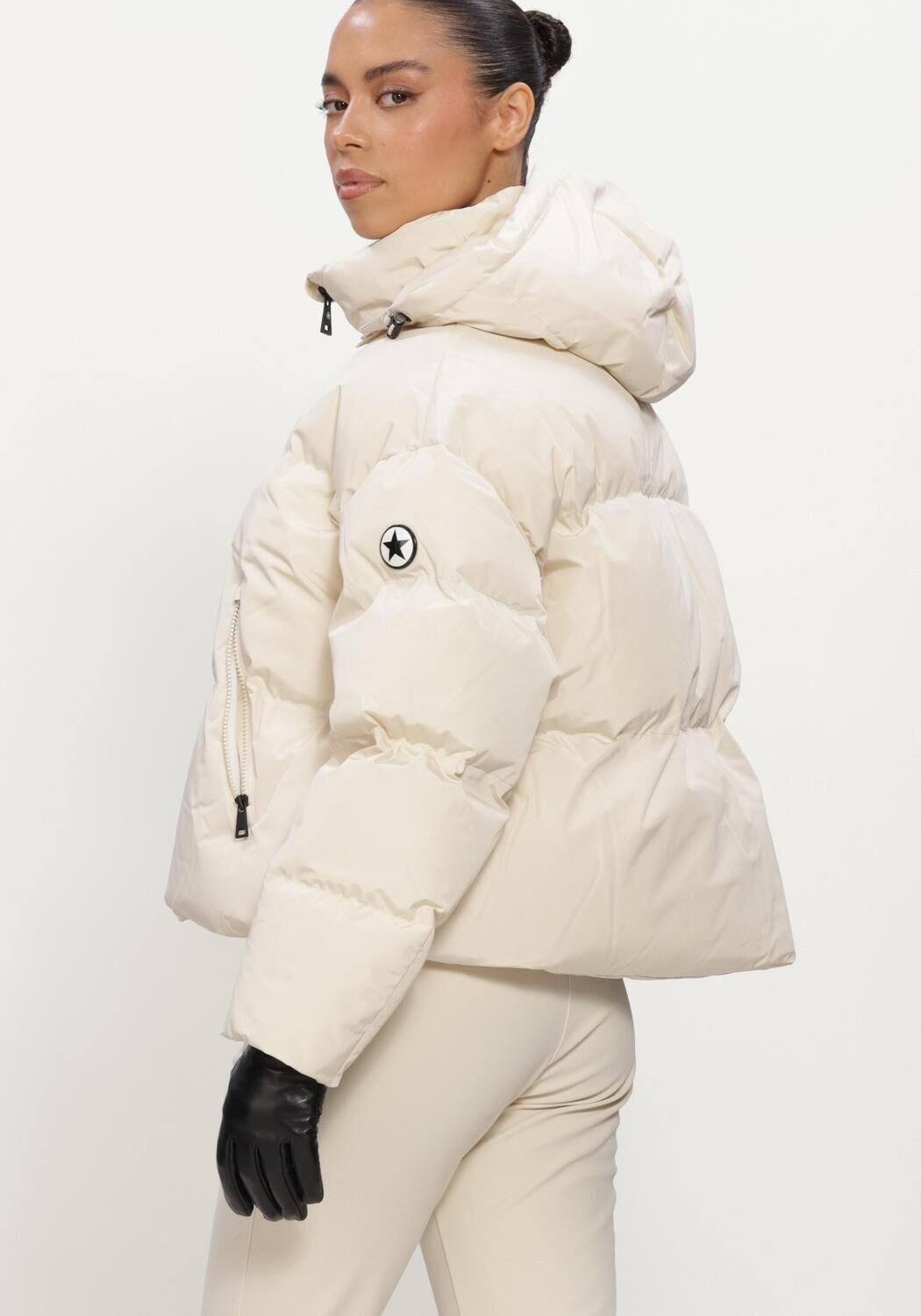Beige AIRFORCE Wattierte Jack SUN PEAKS JACKET - large