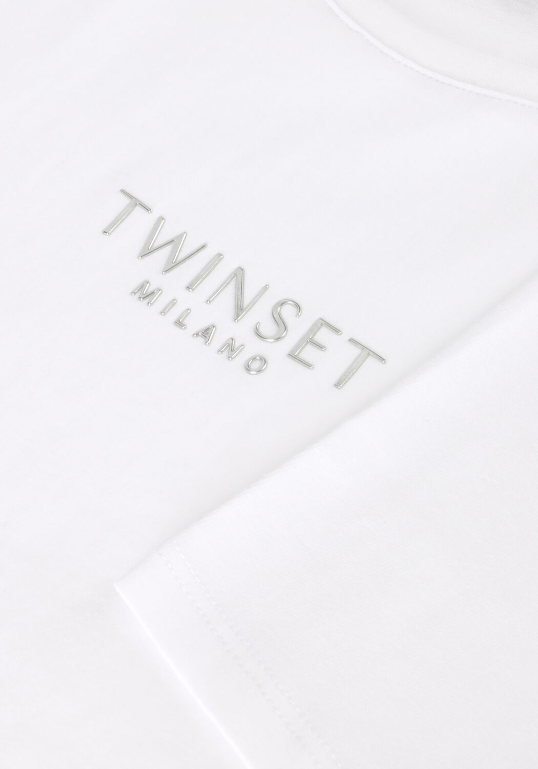 Wei&szlig;e TWINSET MILANO T-shirt 242TP2321 - large