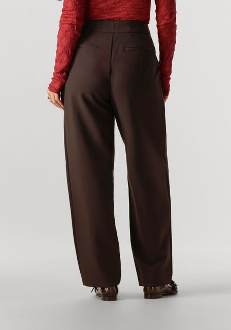 Braune CO'COUTURE Weite Hose VOLA CARROT PLEAT PANT - large