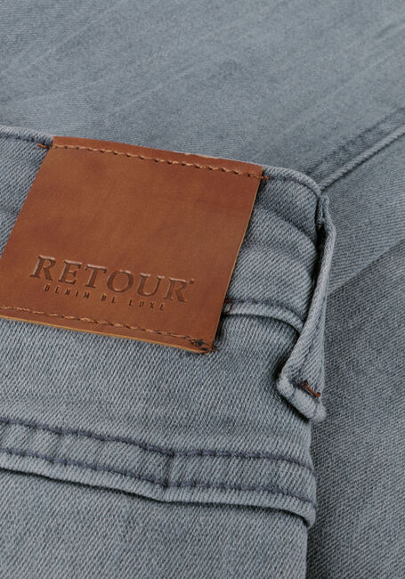 Blaue RETOUR Tapered jeans WULF STORM BLUE - large