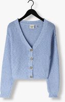Blaue ANOTHER LABEL Strickjacke ZHOUR KNITTED CARDIGAN L/S