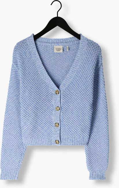 Blaue ANOTHER LABEL Strickjacke ZHOUR KNITTED CARDIGAN L/S - large