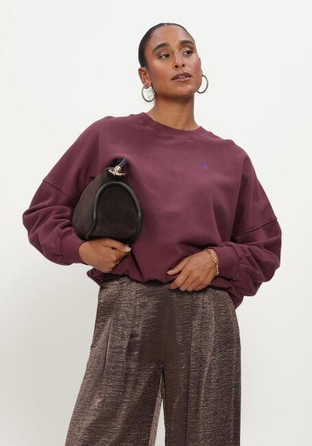 Bordeaux BY-BAR Sweatshirt MALYN LOGO SWEATER - large