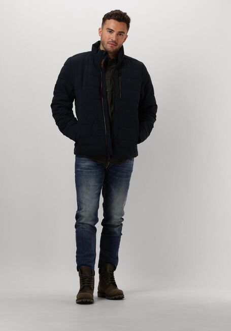 Blaue PME LEGEND Wattierte Jack SHORT JACKET FREIGHTYET PERFOR STRETCH - large