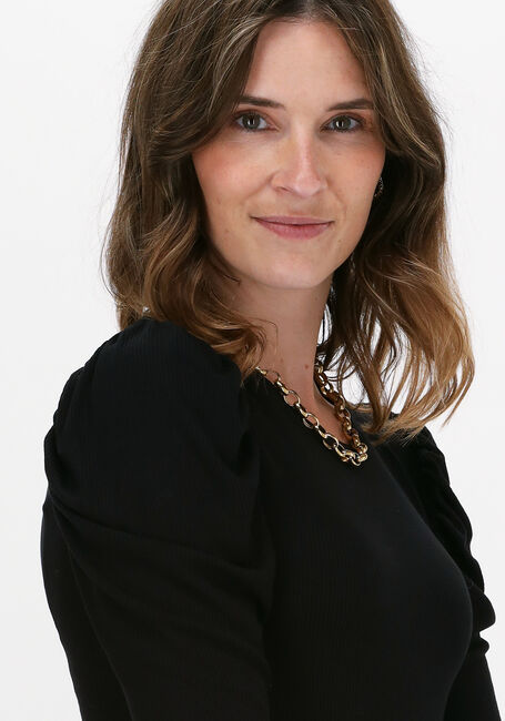 Schwarze MODSTR&Ouml;M Midikleid LENA DRESS - large