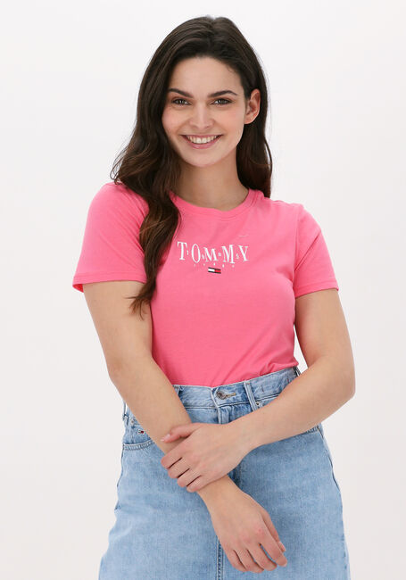 Rosane TOMMY JEANS T-shirt TJW SKINNY ESSENTIAL LOGO 1 SS - large
