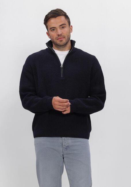 Dunkelblau BUTCHER OF BLUE Pullover MARKET HALF ZIP - large