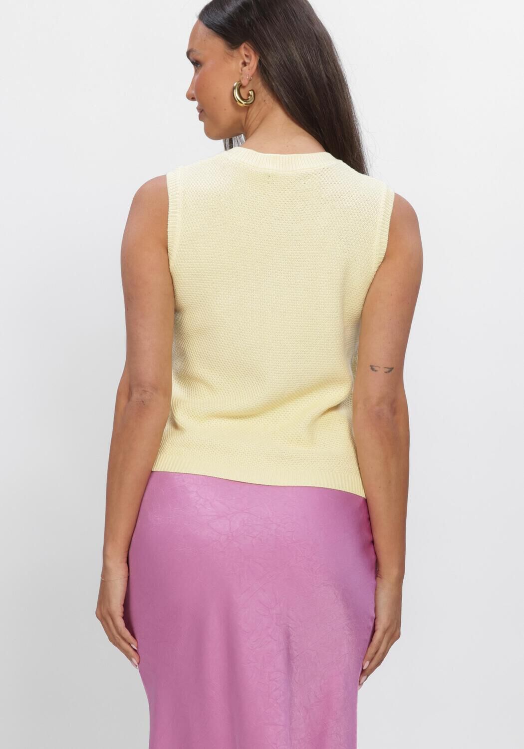 Gelbe YDENCE Tops & T-shirts KNITTED TOP MONA - large