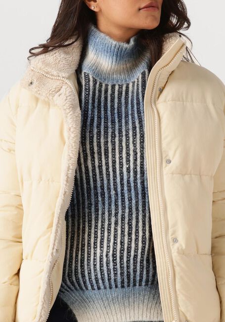 Blaue ANOTHER LABEL Wattierte Jack AL MILLE TEDDY JACKET - large