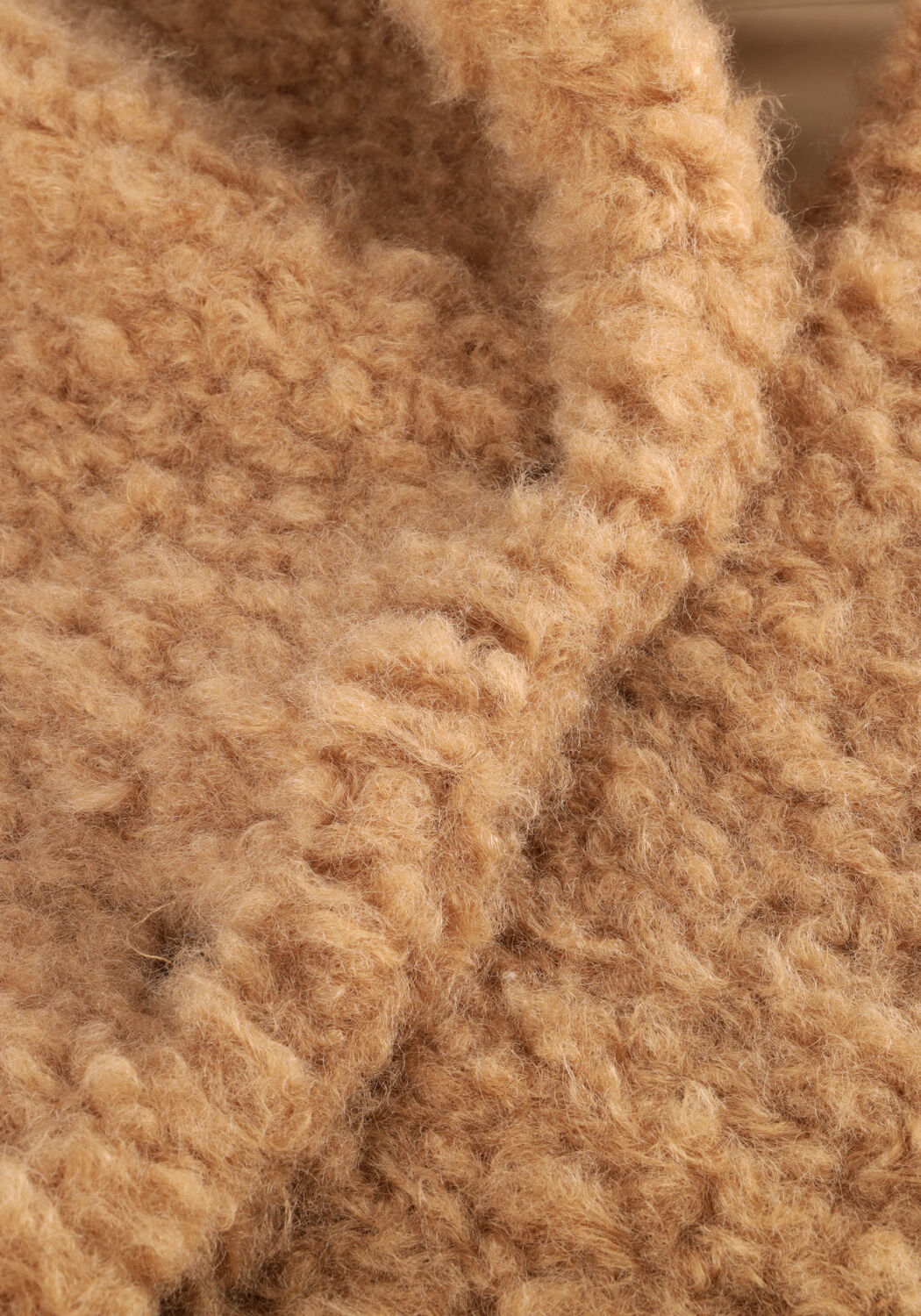 Camelfarbene ANOTHER LABEL Teddy-Jacke AL BONNIE BLAZER - large