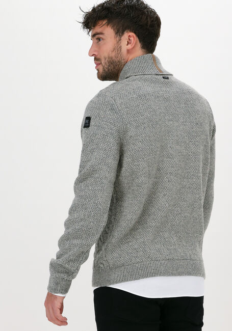 Beige VANGUARD Pullover HALF BUTTON COLLAR WOOL BLEND - large