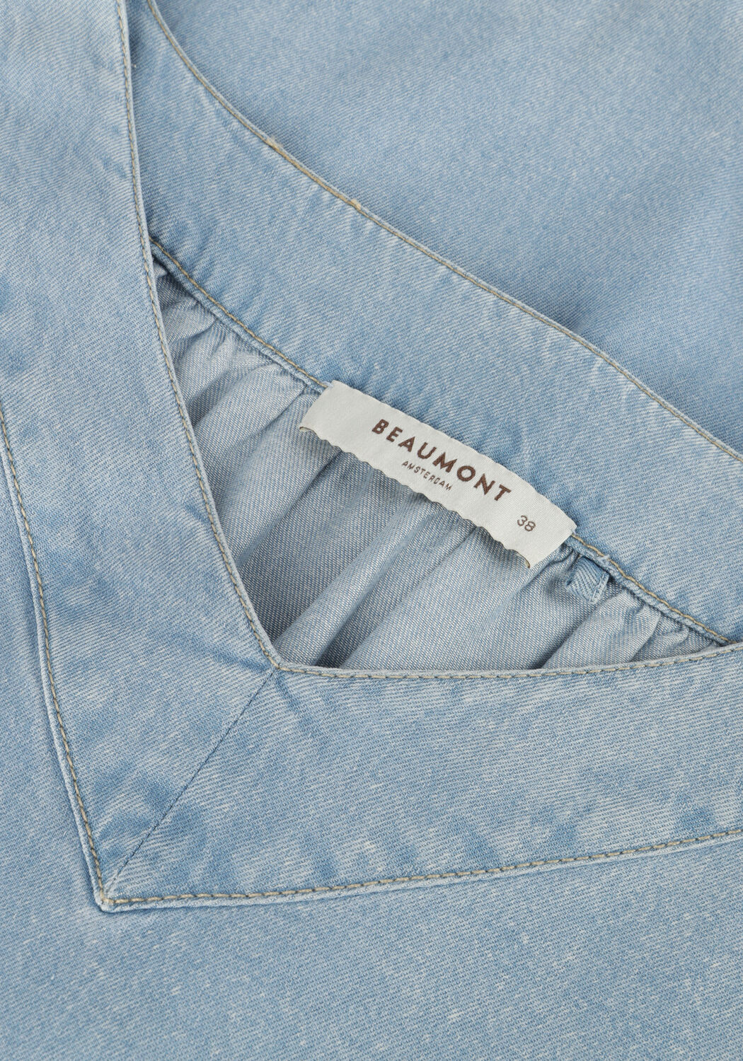 Blaue BEAUMONT Blusen FAE TOP - large