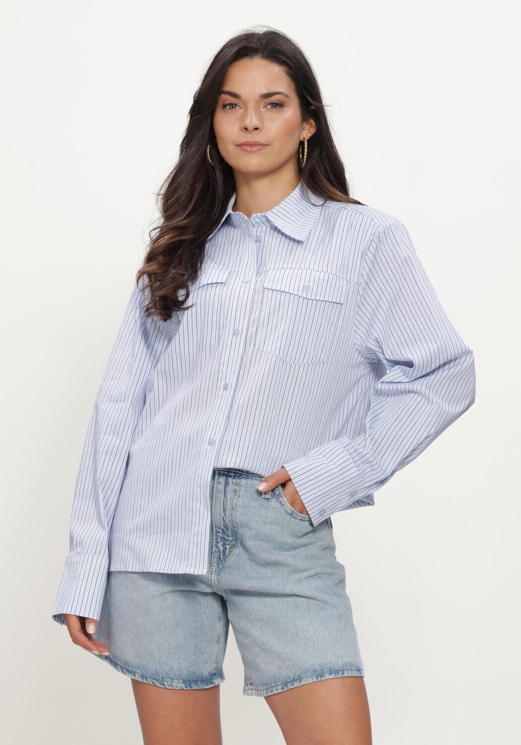 Hellblau NOTRE-V Blusen NV-IRMA - large