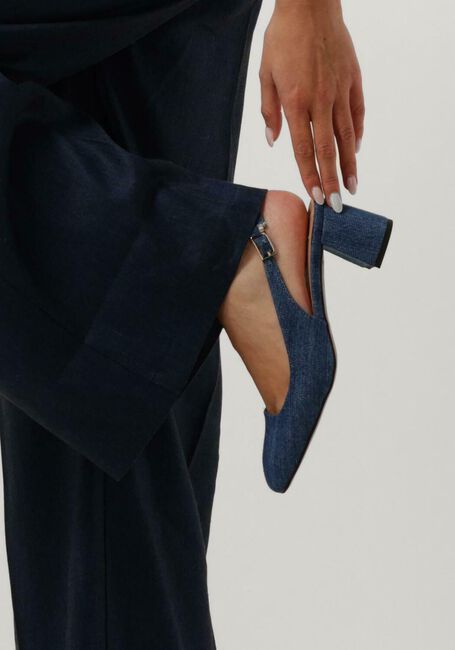 Blaue NOTRE-V Slingbacks 3713 - large