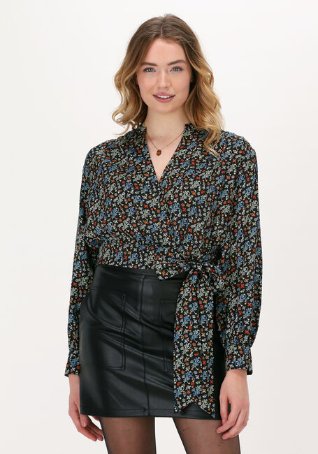 Schwarze SCOTCH & SODA Top PRINTED LONG-SLEEVED RECYCLED - large