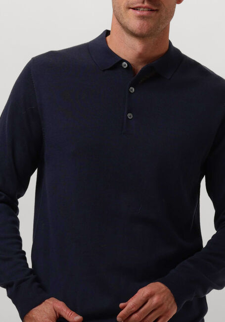 Dunkelblau PROFUOMO Polo-Shirt POLO LONG SLEEVE - large
